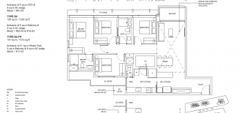 the continuum condo 4 bedroom floorplan